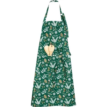 Kuchyňská zástěra Forbyt Kuchyňská vánoční zástěra 25800 70 x 90 cm Zelené Vánoce