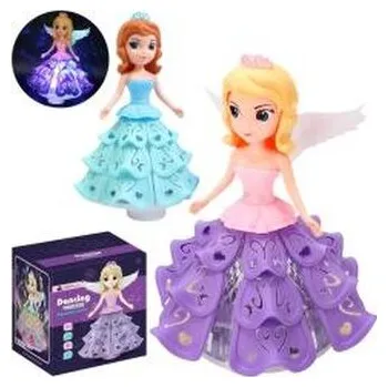 Panenka Lalka księżniczka wiruje światło i dźwięk MIX