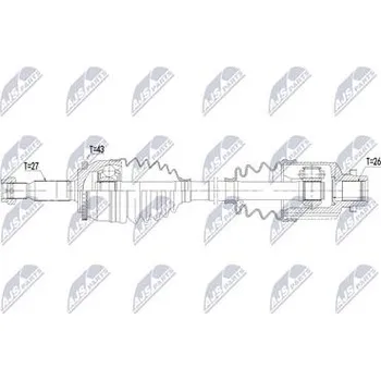 Hnací hřídel - poloosa NTY NPW-MS-127