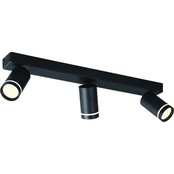 ACA Lighting nástěnné a stropní svítidlo 3XGU10 DIVINO černá hliník IP20 54X7X13,5CM RA3633SBH