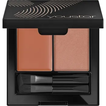 Barva na řasy a obočí youstar - BROWXPERT Pudry na obočí 2.91 g Světle hnědá unisex