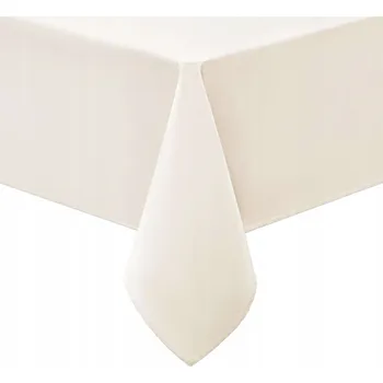 Prostěradlo Voděodolný obdélníkový ubrus 100 x 140 cm Polyester Béžová barva