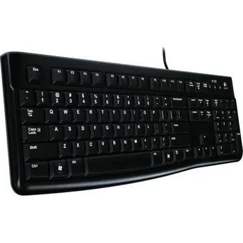 Drátová klávesnice Logitech K120 pro Windows, španělské rozložení QWERTY - černá