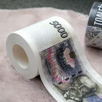 Toaletní papír pětitisícovka