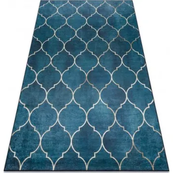 Koberec Koberec protiskluzový ANDRE 1181 Trelis - modrý