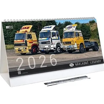 Kalendář Retro-auta Nákladní Legendy 2026