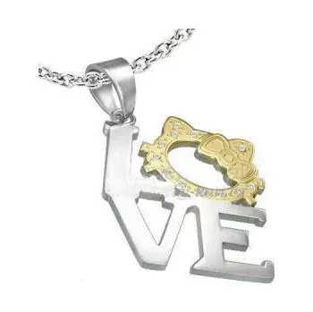 Přívěsek Přívěsek ocel Love 471 (Šperky z ocele)