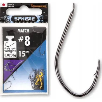 Rybářský háček Browning Sphere Match Háčky na dno a plovoucí 15 ks