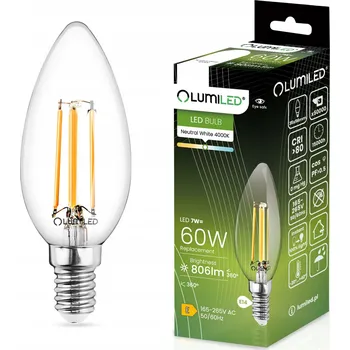 Žárovka LED žárovka E14 Svíčka B35 7W = 60W 806lm 4000K Neutrální 360° FILAMENT