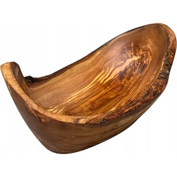 Oválná miska z olivového dřeva DMIO18 Arkay na oříšky a pochutiny