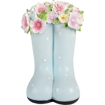 Clayre & Eef - Dekorativní holínky s květinami 6PR5946