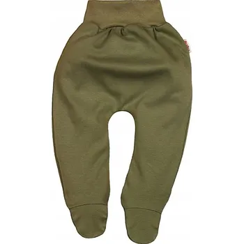 Polodupačky BEZTLAKOVÉ dupačky KHAKI vel. 86 KLEKLE