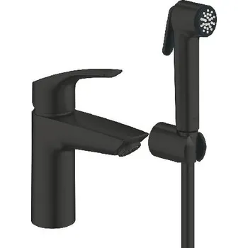 Vodovodní baterie Grohe Umyvadlová baterie s bidetovou sprškou, matná černá - G231242433