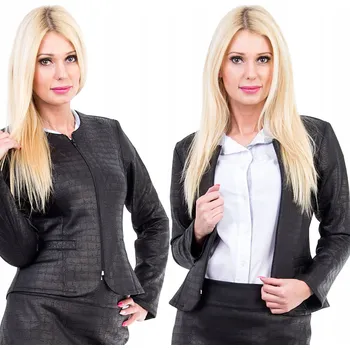 Dámské sako M52 DÁMSKÉ SAKO ČERNÉ vel. 54 (7XL)