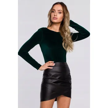 Body ELEGANTNÍ VELUROVÉ BODY s dlouhým rukávem 42 XL