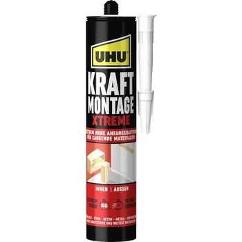 Montážní lepidlo UHU KRAFT MONTAGE XTREME, 370g kartuše - 370g