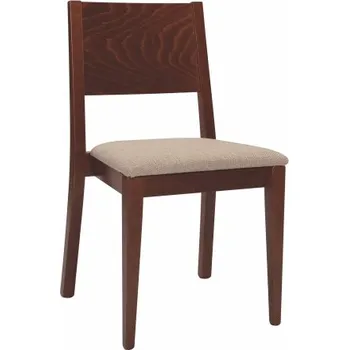 Jídelní stůl ALEX stohovatelná – čalouněná židle - wenge , lux 2 camel