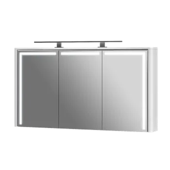 Zrcadlo Lavedo Levanto White 128 zrcadlová skříňka do koupelny s LED osvětlením a podsvícením, LEVANTO_LVM-128_WH