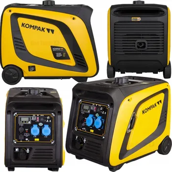 Elektrocentrála Přenosná elektrocentrála jednofázová ITCPower 3900 W na plyn