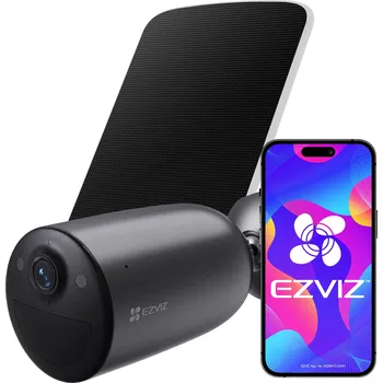 IP kamera KAMERA EB3 EZVIZ WIFI AKUMULÁTOR 3MPX DETEKCE ZVUKU + SOLÁRNÍ PANEL