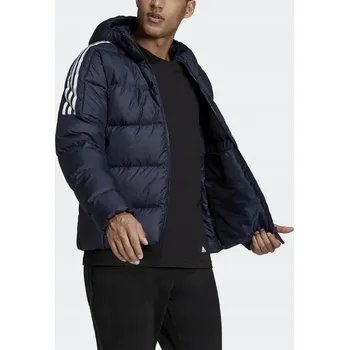 Adidas pánská péřová bunda s kapucí ESSENTIALS DOWN HOODED velikost S