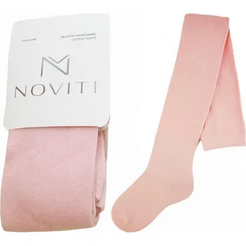 92-98 Hladké bavlněné Punčocháče STARORŮŽOVÁ Noviti č. 10