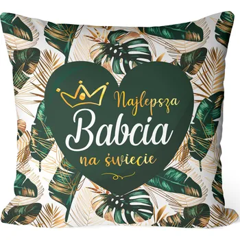 Polštář DEN BABIČKY POLŠTÁŘ DÁREK PRO NI UPOMÍNKA