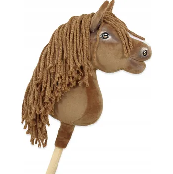 Hobby horsing Hobby Horse Malý koník na tyči Premium - světle hnědý ryzák A4