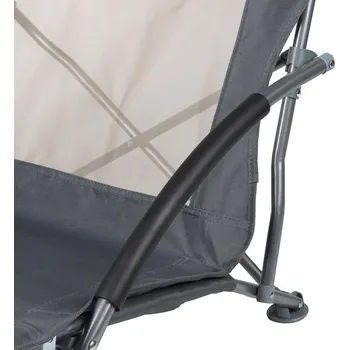 Podprsenka 55x58x64cm SKLÁDACÍ ŠEDÁ PLOŠNÁ TURISTICKÁ SEDADLA S PODPRSENKAMI NEPLATÍ