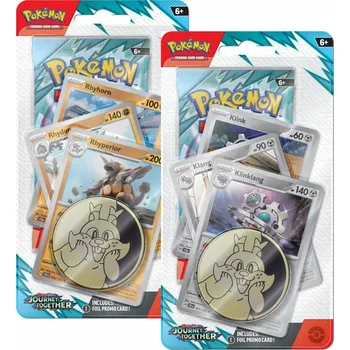 Karetní hra Pokemon TCG: SV09 Journey Together - Premium Checklane Blister Klink, Klang, Klinklang