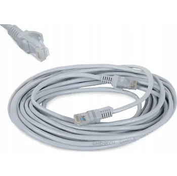 Síťový kabel Patchcord Verk Group U/UTP 6 RJ45 / RJ45 5 m šedý