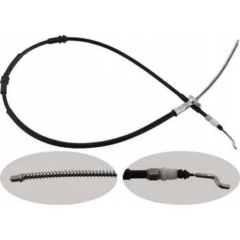 Zavěšení kol SWAG 30 93 6711 Táhlo ruční brzdy