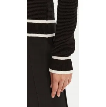 Dámský svetr Morgan dámský svetr černý klasický do pasu velikost L