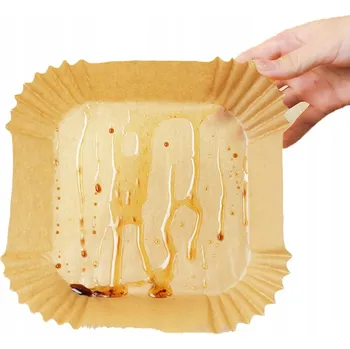 Pečicí papír PAPÍR NA PEČENÍ ORGANIZÉR DO FRITÉZY OCHRANA PROTI SKVRNÁM OD OLEJE ×100