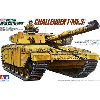 Plastikový model Model tanku Tamiya British MBT Challenger 1 Mk3 35154