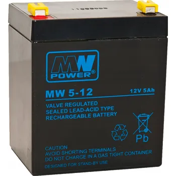 Akumulátor MW Power MW 5-12 12 V 5 Ah