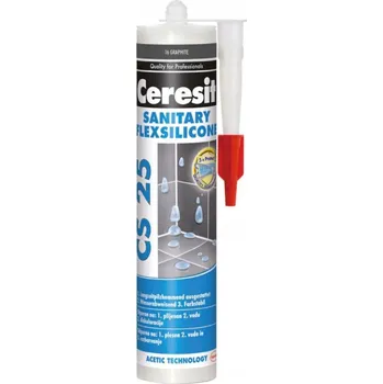 stavební silikon Ceresit - CS 25 GRAPHITE - sanitární silikon 280 ml