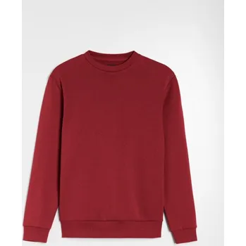 Pánská móda Sinsay - Mikina s dlouhým rukávem - červená - 2324O-33X - 2324O-33X-XL