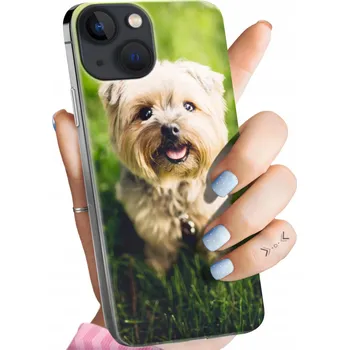 Pouzdro na mobilní telefon Zadní Kryt Hello Case pro Apple iPhone 13 mini béžový