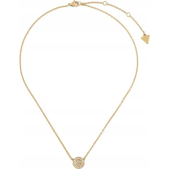 Náhrdelník Dámský zlatý náhrdelník Guess kolečko 46 cm