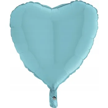 Balónek Balónek Grabo 18'' Hladké Srdce Pastelově modrý