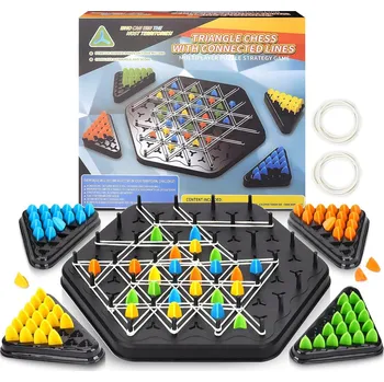 Desková hra Butebuy Chain Geometry logická desková hra s gumičkami