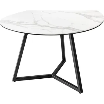 Konferenční stolek Konferenční stolek MARVELOUS 70cm keramické tmavě tvrzené sklo