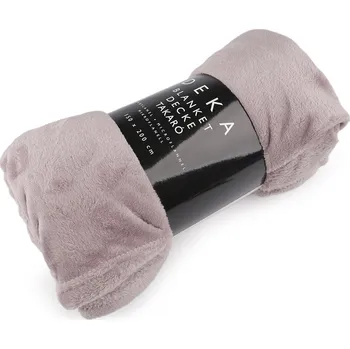 deka Deka mikroflanel 150x200 cm Varianta: 44 starorůžová sv., Balení: 1 ks