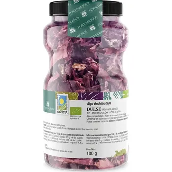 Sušená potravina Porto-Muiños Mořské řasy Dulse BIO – potravina, sušené řasy (100 g)