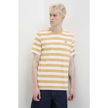 Pánská móda Bavlněné tričko Dickies DK0A4Y8YAF01 žlutá 17X, vel. L