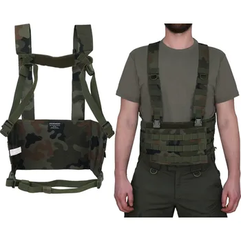 Neprůstřelná vesta PAS S RAMENNÍMI POPRUHY MOLLE Taktická vesta Chest Rig Buckle Up Szaser Wz.93