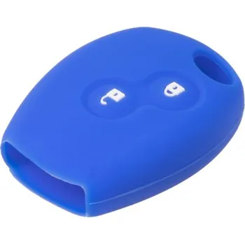 Autodoplněk Silikonový obal pro klíč Renault 2-tlačítkový, modrý