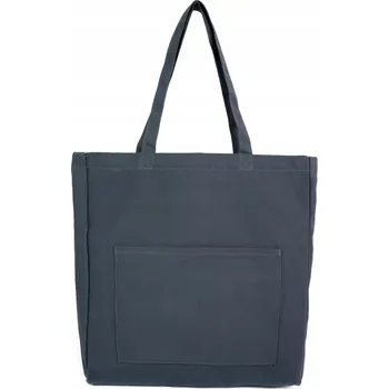 Kabelka Szaleo shopper taška bavlna šedá