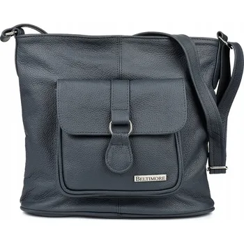 Kabelka Beltimore kabelka z pravé kůže modrá